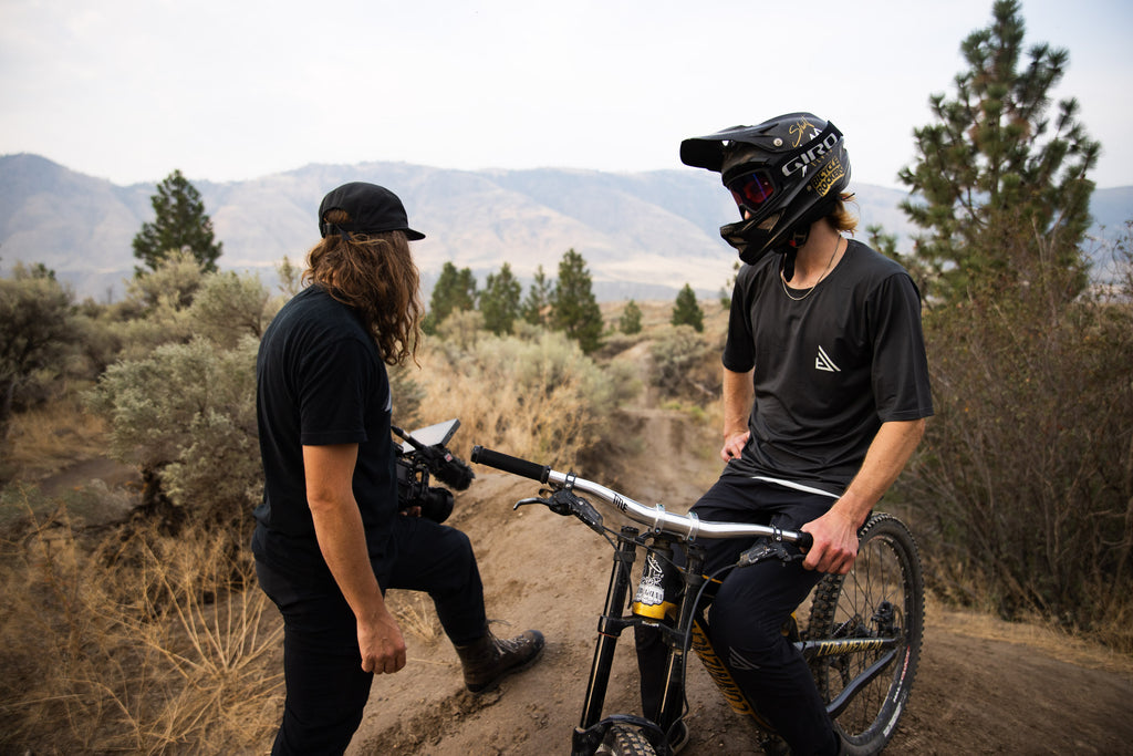 Mountain Bike Cole Nichol and Matty Miles at the Bike Ranch in Kamloops